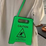 Original Stylish Letter Print PU Shoulder Bag