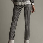 Vintage Striped Lace Pants