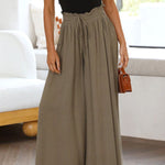 women's casual wide leg loose fashion trousers
