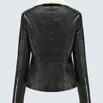 Plus Size Winter Coat Lapel Collar Long Padded Leather Vintage Thicken Coat