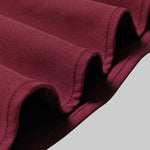 Long Sleeves Loose Solid Color Round-Neck Hoodies&Sweatshirt Tops