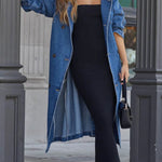 CHANDRY DENIM TRENCH COAT