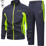 KZZ Men's Fall and Winter Outfits Tracksuits Sweatsuits 2 Pieces