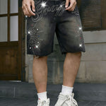 KZZ Loose-fit Denim Shorts