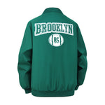 KZZ Letter Print Sports Jacket
