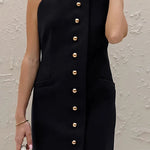 Versatile Lapel Slim Pencil Dress