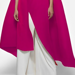 Batwing Sleeves Loose Solid Color Split-Front Off-The-Shoulder Blouses&Shirts Tops