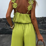 Sleeveless Pocket Bodysuit with Straps