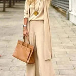 Casual Fashion Long Three-Piece Set