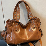 Retro casual high-end niche shoulder tote bag