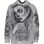 KZZ Men’s 3D Chicano Hoodie