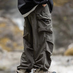 KZZ Men's Stylish Loose-Fit Cargo Pants
