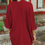 Open Front Oversized Long Sleeve Cardigans Outwear Solid Chunky Knit Sweaters Jackets