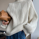 Languid Turtleneck Sweater Women's Pullover Top