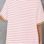 Women's Oversized Striped T Shirts
