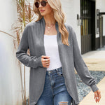 Loose Fit Lightweight V-neck Open Front Sweater Cardigan