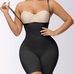 Tummy Control Pants Suspenders One-Piece Butt Lifting Boxer Shaping Shapewear