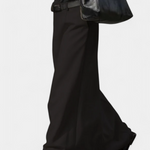 Ada H-Line Solid Color Minimalist Skirt