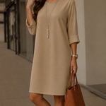 Francine – Flowy Tummy-Flattering Midi Dress