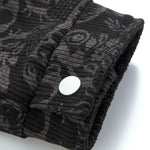 KZZ Men's Printed Zip-Up Jacket