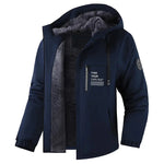 KZZ Men's slim-fit retro preppy style lamb fleece jacket