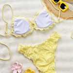 Minimalist Lace Bikini Set for the Beach
