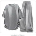 KZZ Men's Casual Two-Piece Set