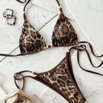 Sexy Leopard-Print Bikini for the Beach