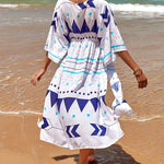 Long Beach Kimono Robe Cover ups Beach Cardigan Maxi Dress