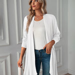 Nadorine Women's Cable Knit Oversized Dressy Cardigan Jackets Long Sleeve Cardigan Sweaters