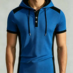 KZZ Waffle-Knit Short-Sleeve Top
