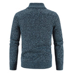 KZZ Men's Winter Jacket Pocket Zipper Mock Neck  Jacket