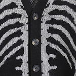 KZZ Men's Printed Button-Front Knit Top