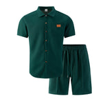 KZZ Men's Business Casual Sportswear Set