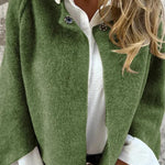 Fashionable Loose Short Cashmere Jacket