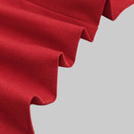 Elasticated Waist High Waisted Big Hemline Pleated Pockets Solid Color Zipper Wide Leg Pants