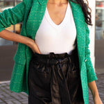 Oversized Contrast Stitch Jacket