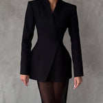 Fashion Jacket & Perspective Skirt Two-Piece Set