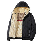 KZZ Men’s Autumn Winter Fleece Thickened Set - Multi-Pocket Design