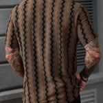 KZZ Stylish and Elegant Men's Plaid Shirt