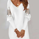 Alexia | Lace Sleeve Dress