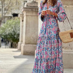 Infinite Days Paisley Print Maxi Dress