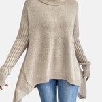 BRIGITTE – LONG TURTLENECK SWEATER