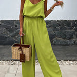 Sleeveless Pocket Bodysuit with Straps