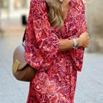 Charlotte Turner | Printed Boho Midi Dress For Women