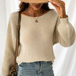 Nadorine Backless Criss Cross Sweater