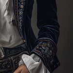 Gabrielle | Embroidered Longline Jacket