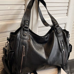 Fashionable rivet high-end large-capacity tote bag