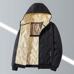 KZZ Men’s Autumn Winter Fleece Thickened Set - Multi-Pocket Design