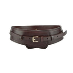 Women's Fashionable Imitation Leather Harness Wide Belt